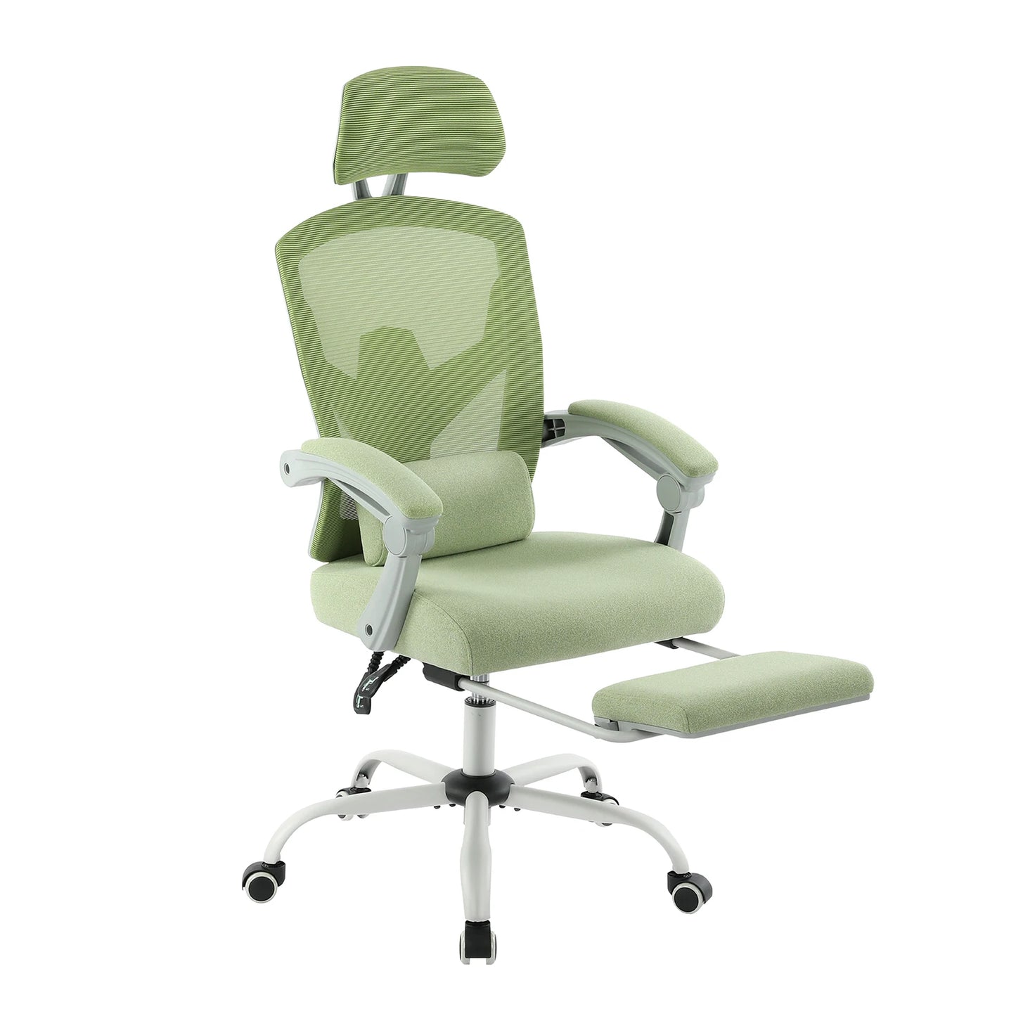 JHK Ergonomic Reclining High Back Mesh Living Room Rocking Gaming Chair Computer Desk Swivel Rolling Lumbar Support Pillow, Multiple Colors