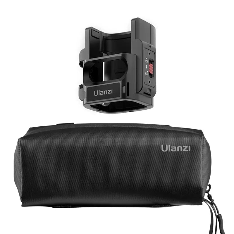 Ulanzi PK-06 Expansion Adapter for DJI Osmo Pocket 3 with Magnetic Quick Release Mount Cold Shoe for Video Light Mic Tripod Vlog