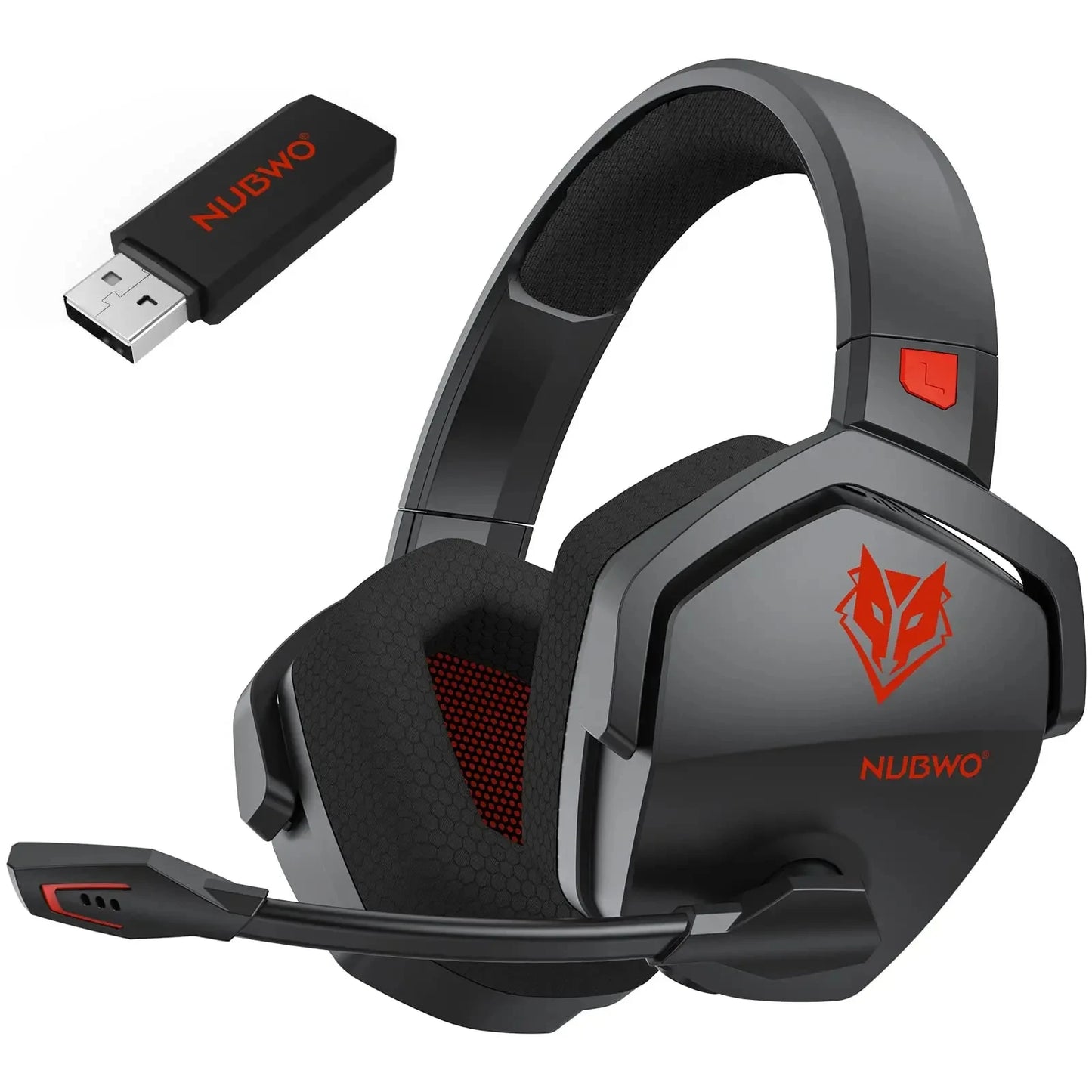 NUBWO G06 2.4G Dual Wireless Gaming Headset 5ms Low Latency 7.1 Surround ENC Mic For PC PS4 PS5 Gaming Bluetooth Headphones Multiple Colors