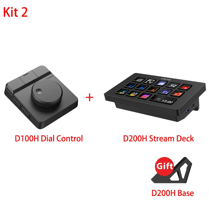 Ulanzi D100H Dial Creative Controller Wireless Connection Video Editing Assistant for Tiktok Ins Light System Intelligent Studio ***SHIPS FROM CHINA***