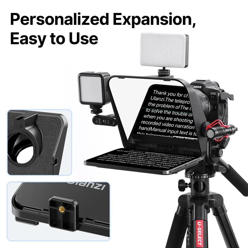 Ulanzi RT02 Teleprompter Portable For Tablets Camera Phone