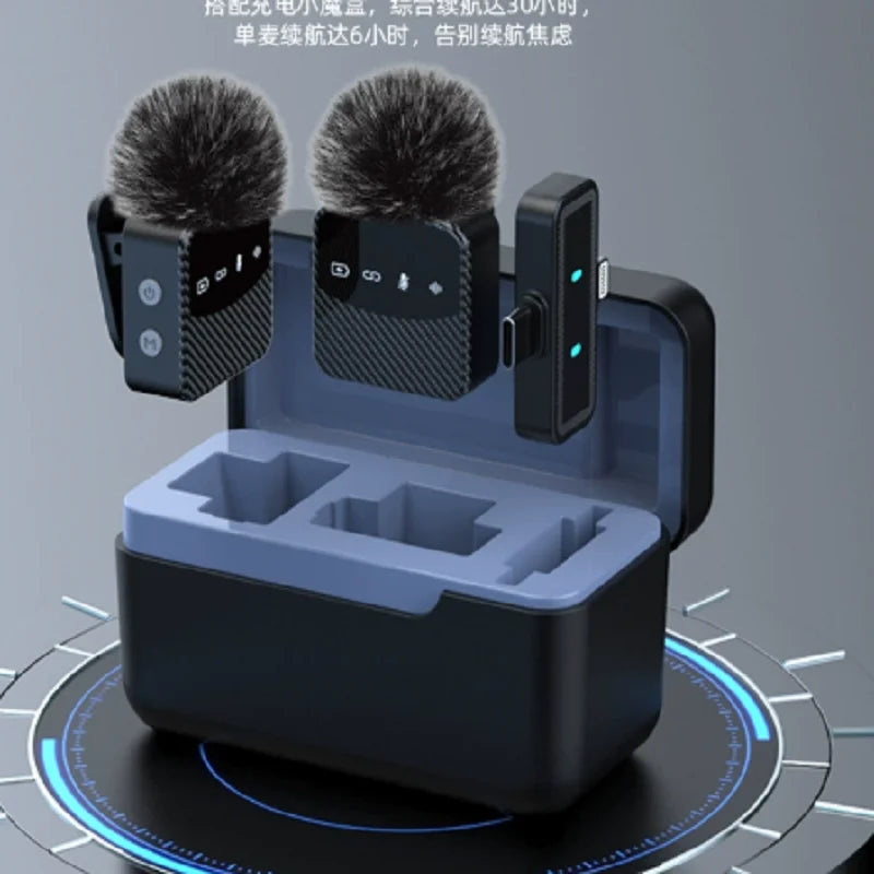 Mini Microphone for IPhone/Android/Camera with Noise Reduction Plug & Play Lapel Mic for Video Recording Vlogging Interview