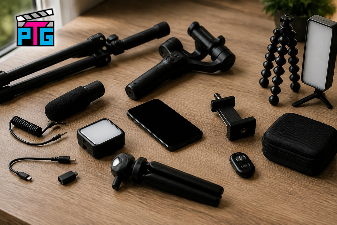 TikTok creator starter kit with camera and lighting gear