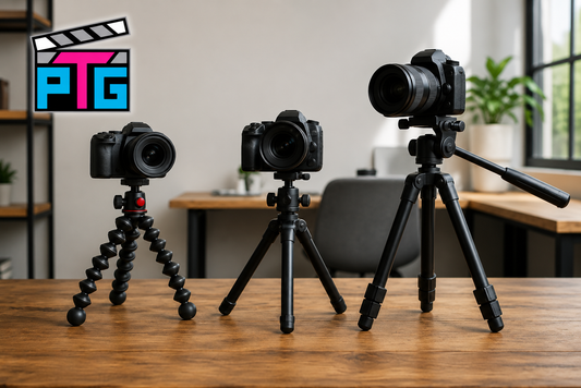 Durable camera stand for content creators and video