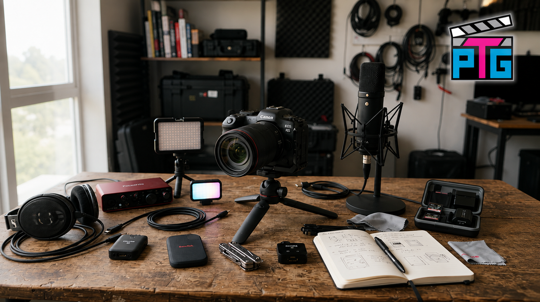 Professional studio equipment for content creators