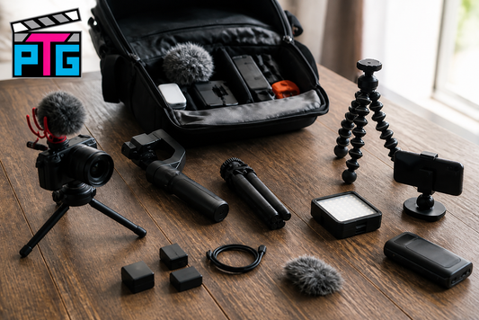 Lightweight mobile creator gear for filming on the go