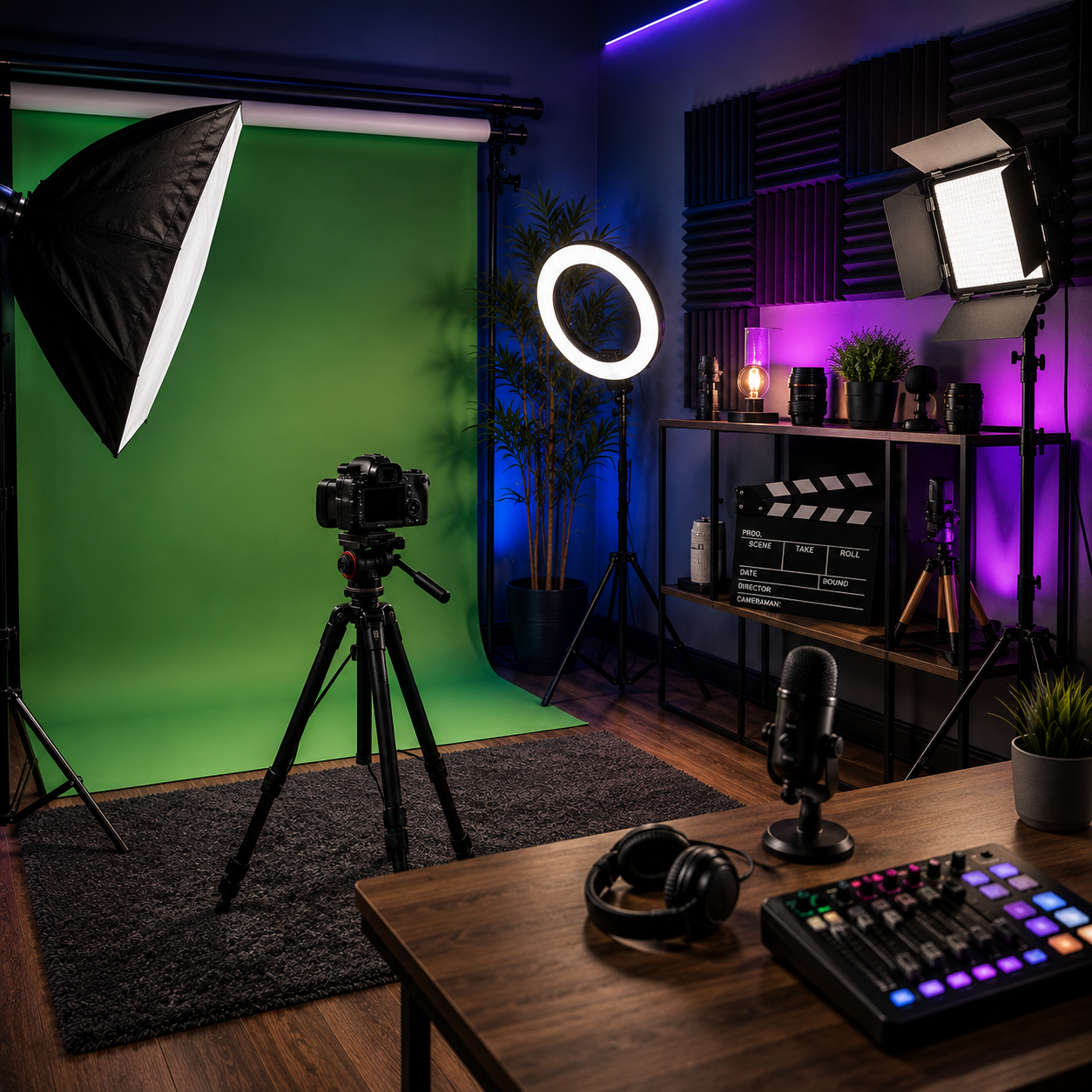 Backgrounds & Studio