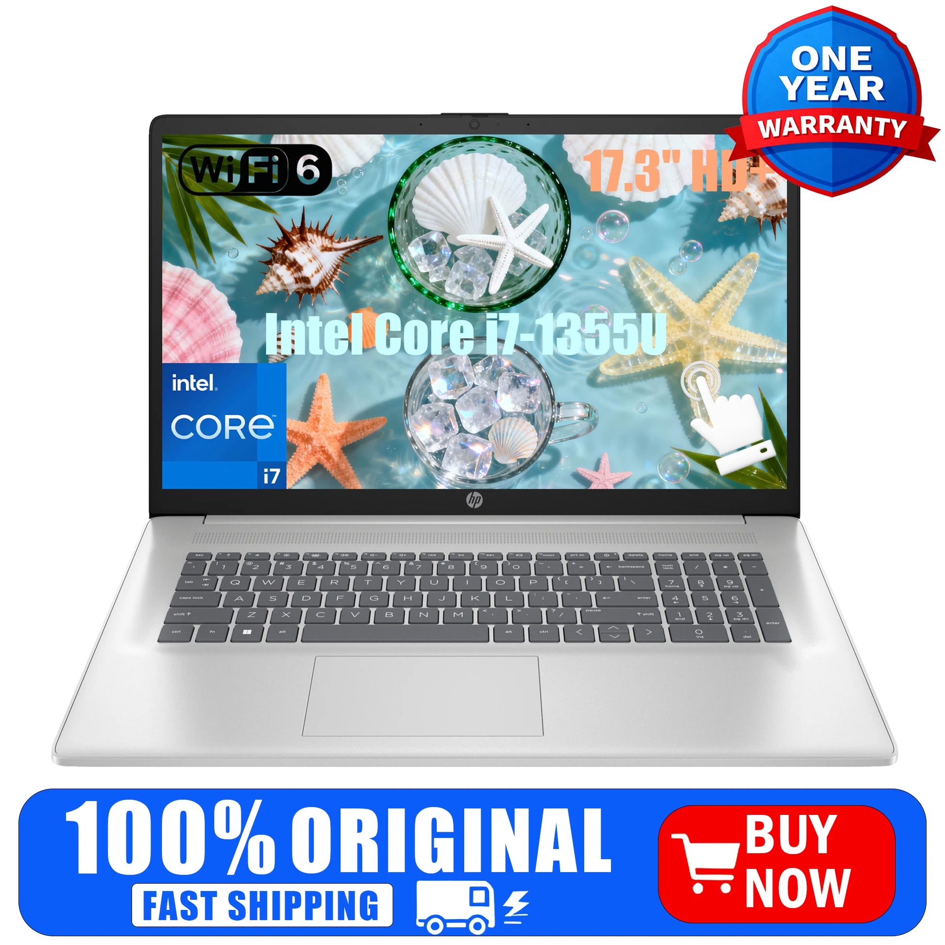 HP 17 Inch Touchscreen Business Laptop Intel Core I7 16 GB RAM 1TB SSD
