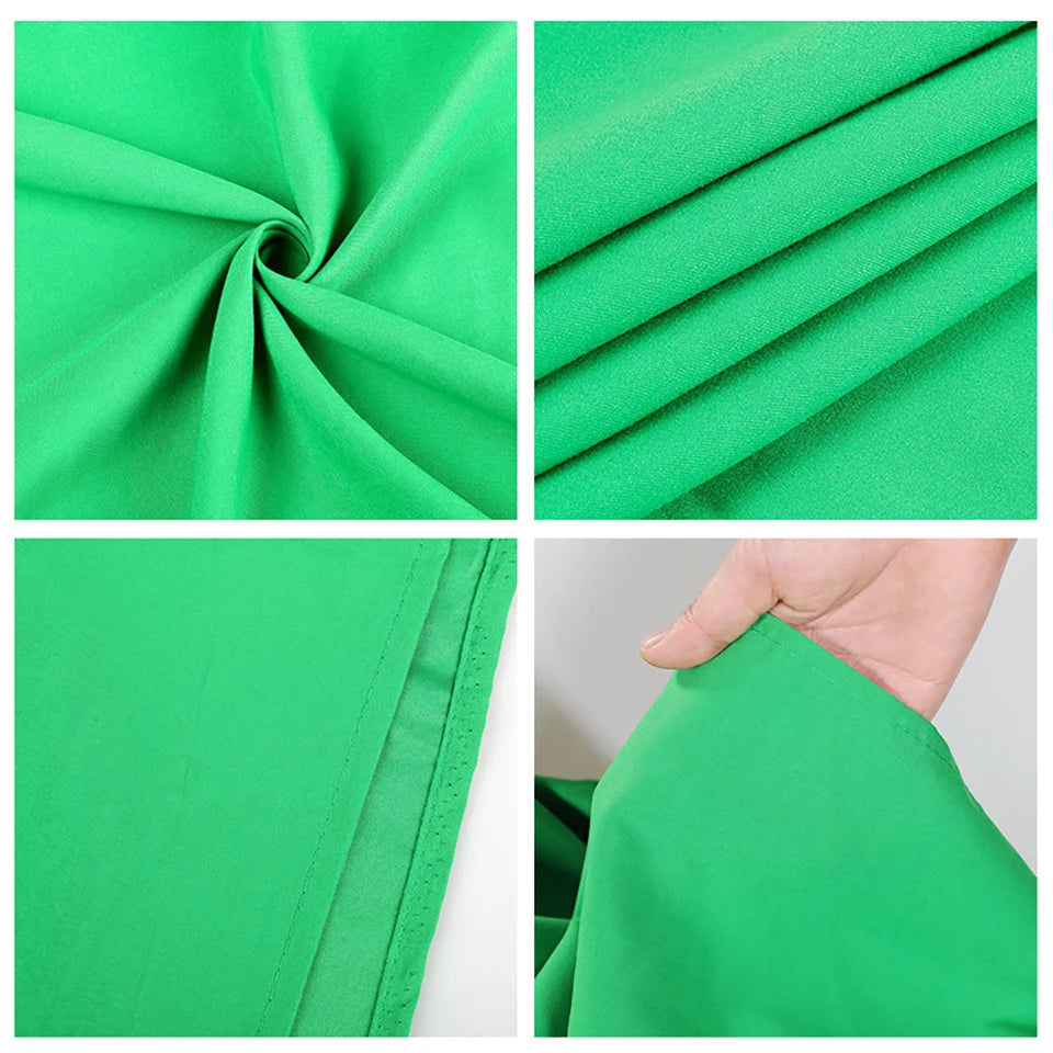 Photography Background Backdrop Smooth Cotton Green Screen Chromakey Cromakey Backdrops Cloth For Photo Studio Shoot Video