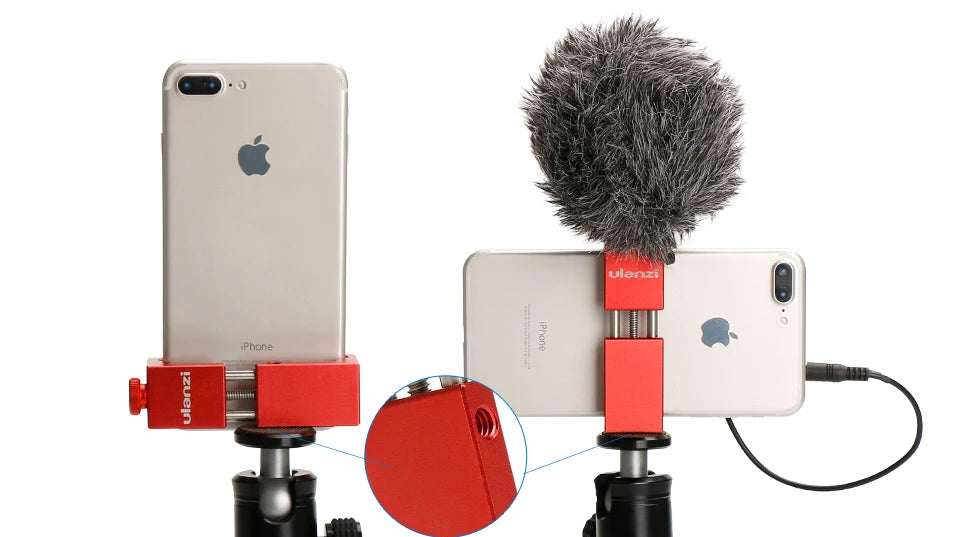 Ulanzi ST-02S Universal Smartphone Tripod Mount With Cold Shoe **May Ship from China**