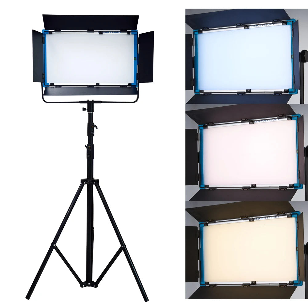 75W Yidoblo A-2200BI LED Video Lighting DMX Panel Ultra Bright Warm & Cold Professional Studio Photography Continue Lighting