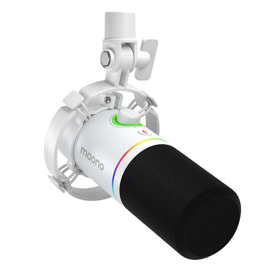 Maono PD200X RGB Gaming Microphone Dynamic Microphone USB/XLR Dual Mode Microphone Podcast Mic RGB XLR/USB Gaming Podcasting Mic **Ships From China**