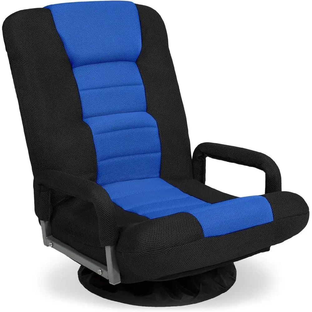 Swivel Gaming Chair 360 Degree  Chair Rocker or TV, Reading, Playing Video Games w/Lumbar Support, Armrest Handles, **Ships from China**
