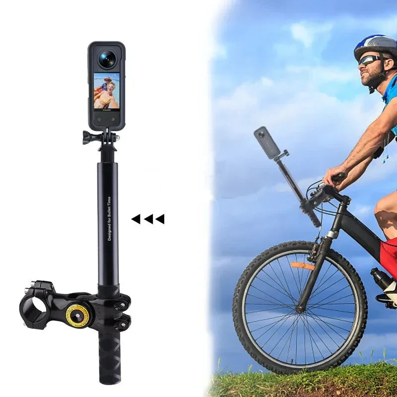 Motorcycle Bike Handlebar Mount for Gopro Dji Insta360 One R Camera Accessory Bicycle Handlebar Action Camera Bracket Stand