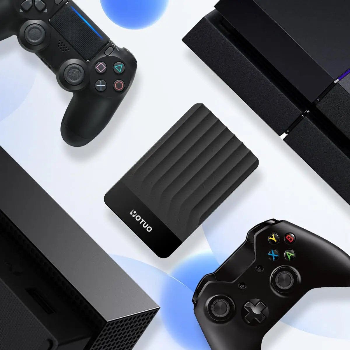 Portable 1TB External Hard Drive USB 3.0 USB-C for PC Mac PS4 Xbox Gaming Storage