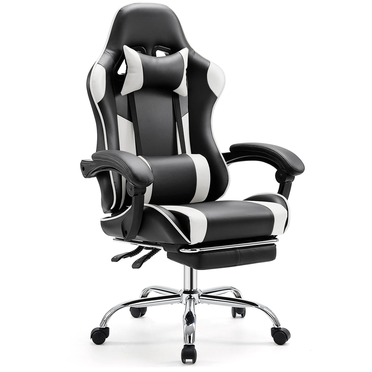 MCQ Gaming , Video Game,Desk,Ergonomic Office Chair with Footrest and Lumbar Support  Multiple Colors Available Height Adjustable with 360° Swivel Multiple Colors