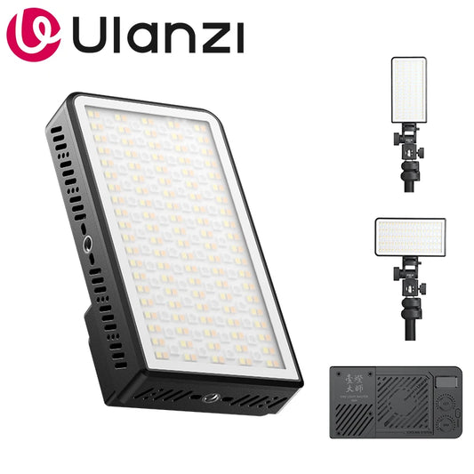 Ulanzi P40 Bi | P40 RGB 40W LED Video Light 2700K-6500K Bi-Color Panel Light for Phone Camera Photography Shooting Livestreaming