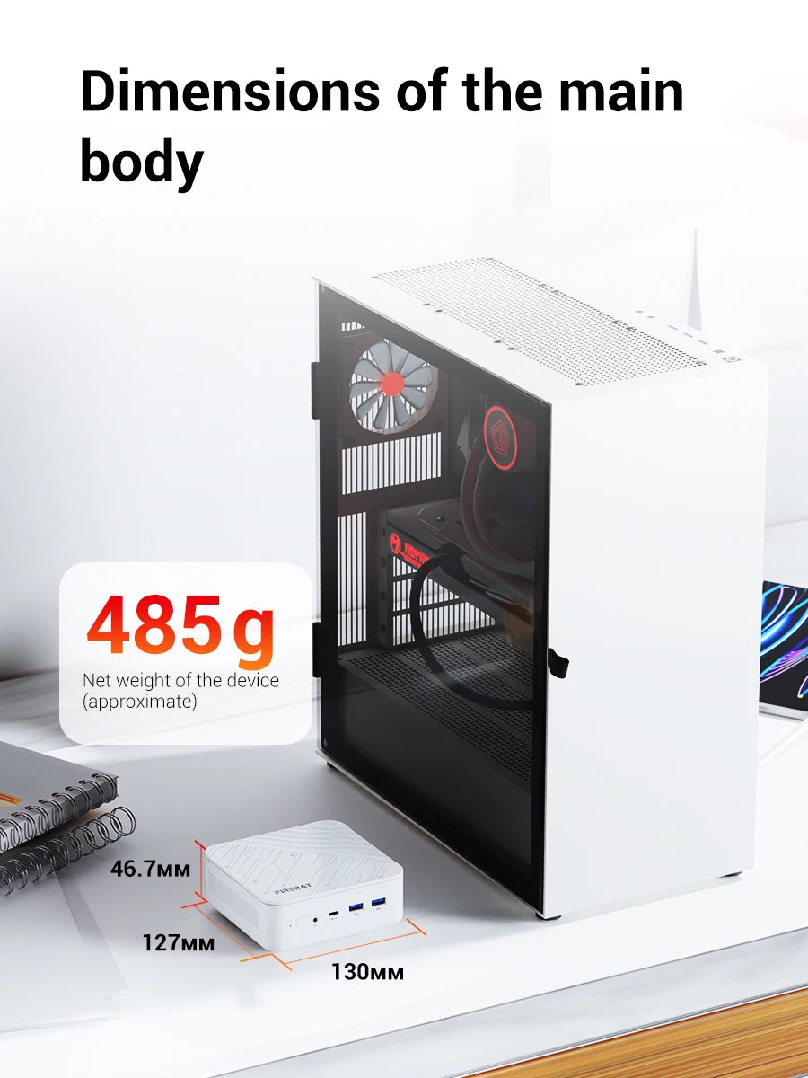 Firebat AM02 Mini PC Ryzen 7 16GB 512GB SSD Windows11
