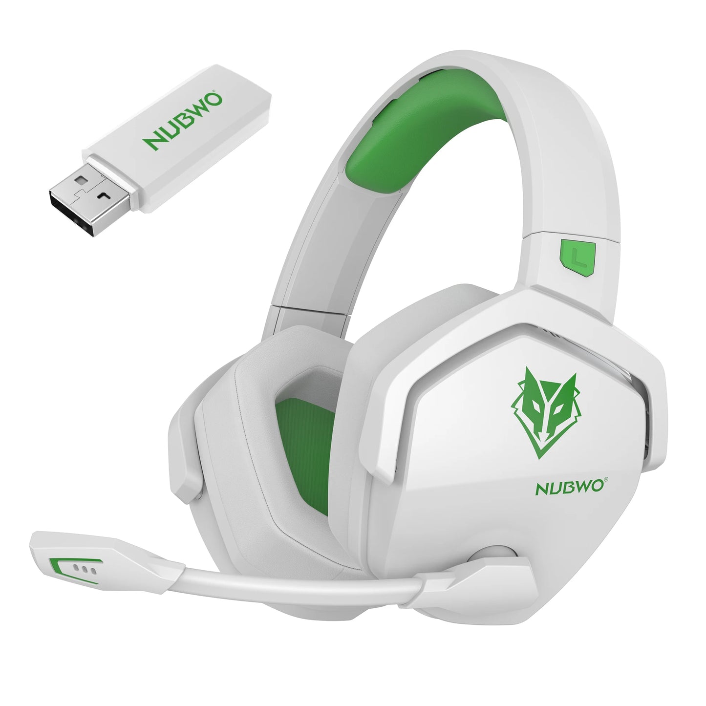 NUBWO G06 2.4G Dual Wireless Gaming Headset 5ms Low Latency 7.1 Surround ENC Mic For PC PS4 PS5 Gaming Bluetooth Headphones Multiple Colors