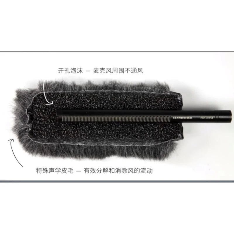 Dead Cat Foam Sponge Windscreen Cover For MKH70 Pop Filter Outside Reduce Wind Noise Sponge Windshield Cover For Microphone ** Ships From China**