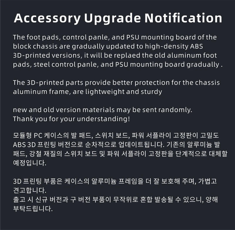 METALFISH BlockCase Aluminum Open Frame Case Support ATX/M-ATX Mainboard GPU Mount Horizontally 240 Water Cooler Gaming Cabinet ** **Ships From China**
