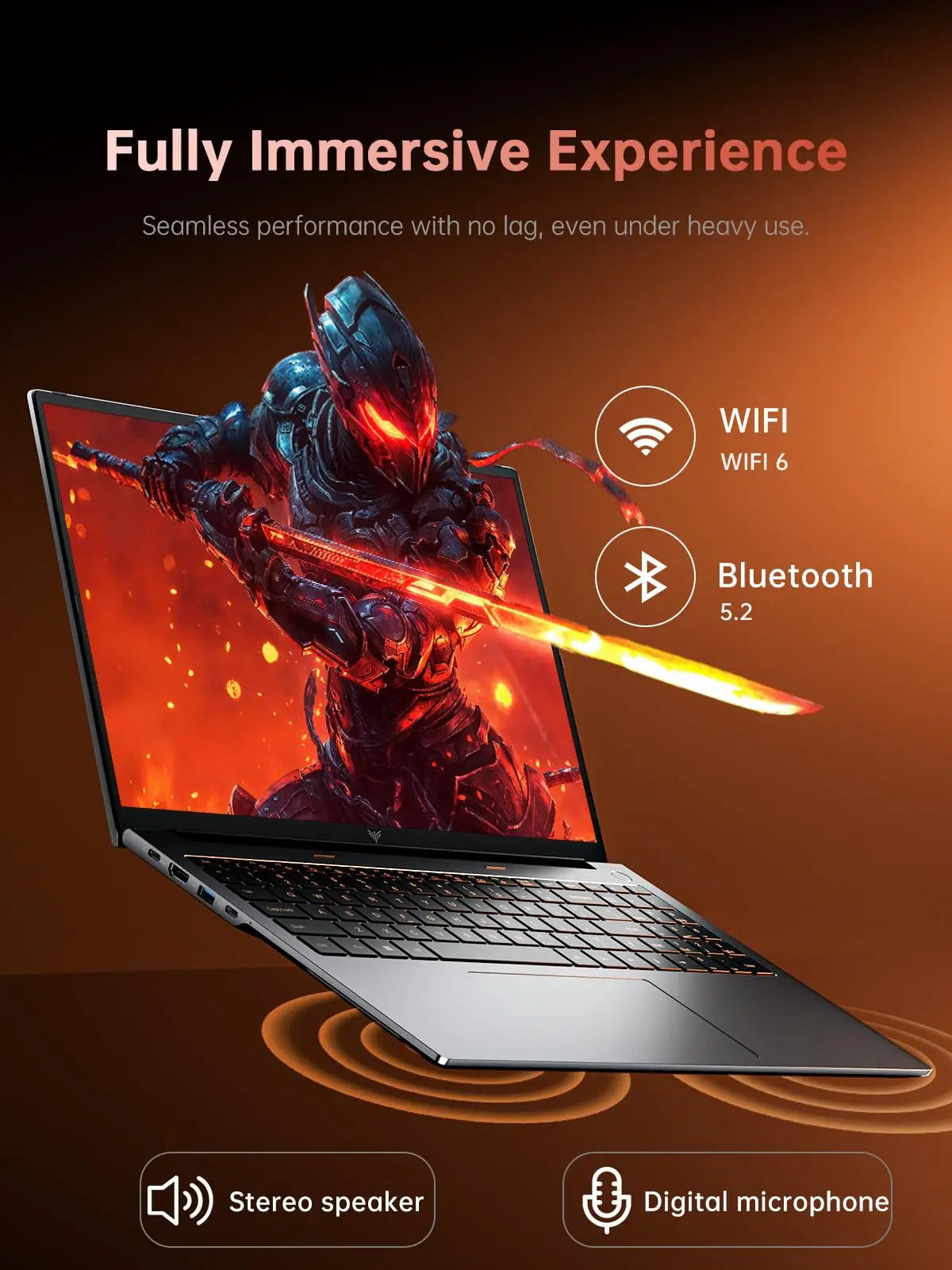 ACEMAGIC 16" FHD Laptop AMD Ryzen 9 6900HX Laptop 16GB LPDDR5 RAM 512GB SSD Backlit Keyboard Full-Featured Office Gaming Notebook