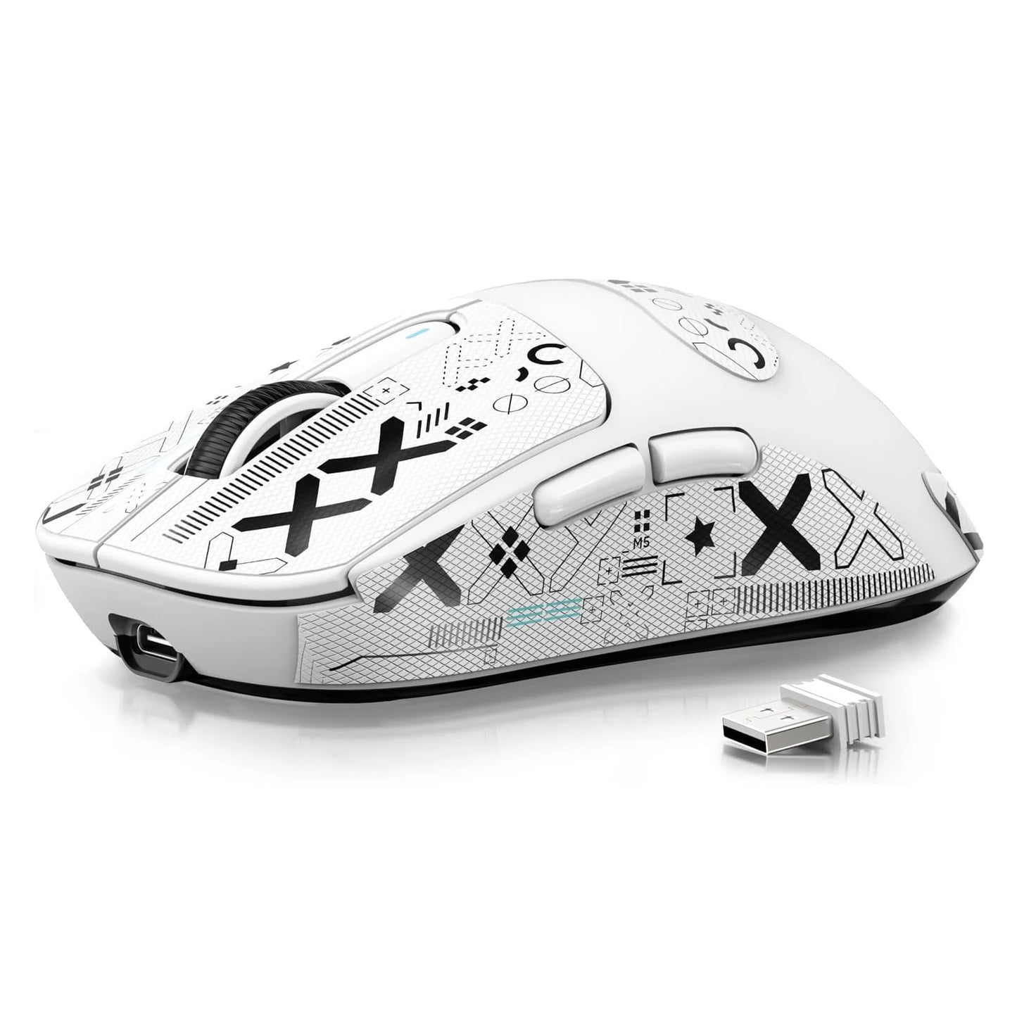 ATTACK SHARK X3 Lightweight Wireless Gaming Mouse, 49g Tri-Mode,PAW3395 26K DPI Sensor, 200h Battery Life,5 Programmable Buttons Multiple Colors