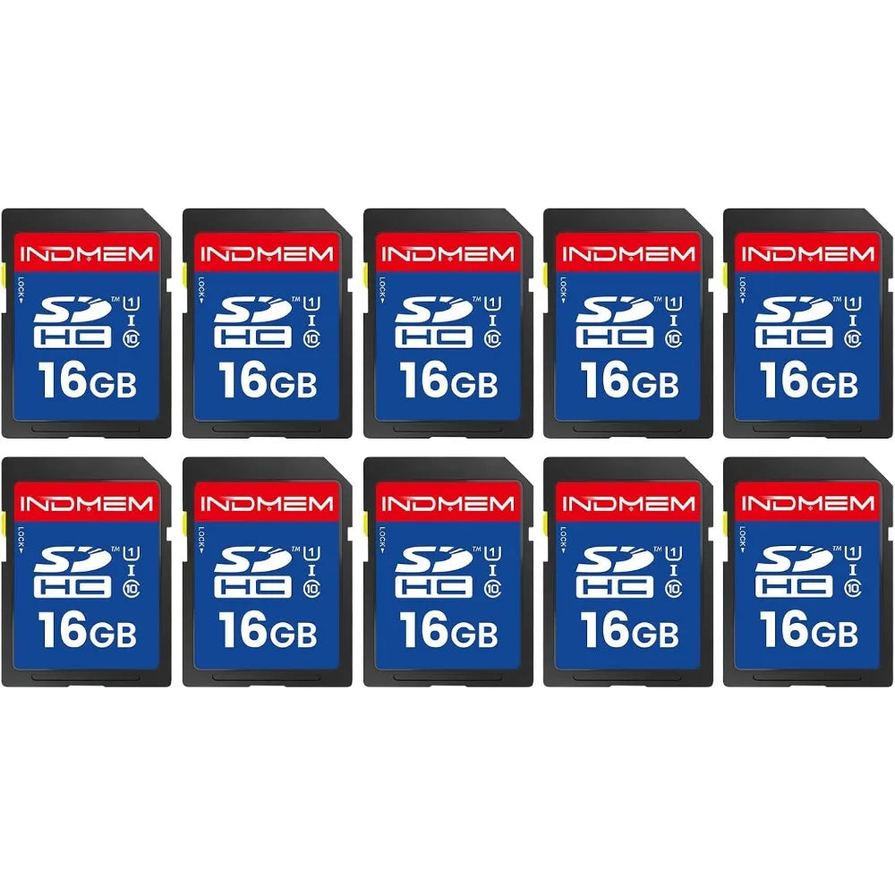 16GB UHS-I Class 10 Micro SD memory cards 10-pack for digital storage