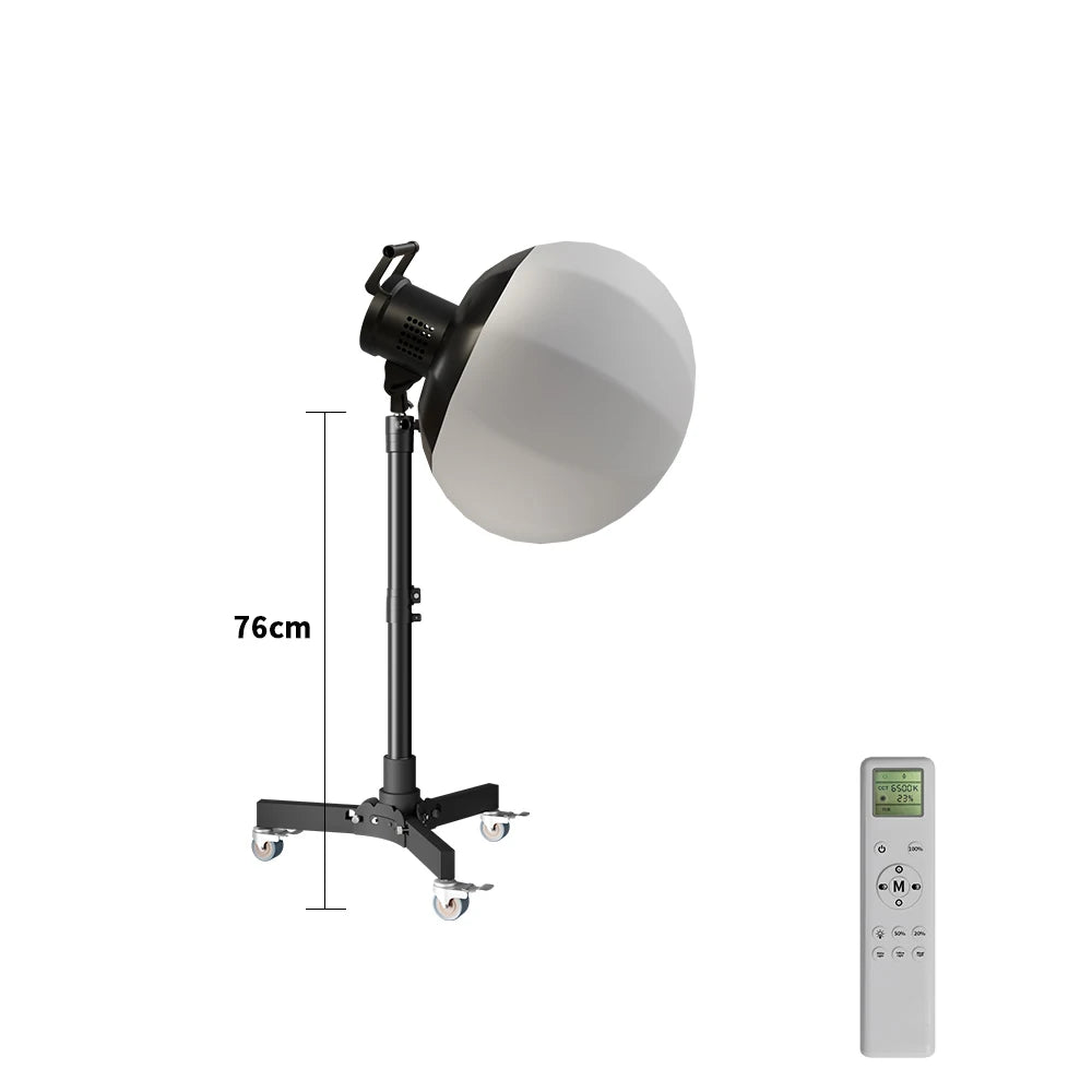 SH  220V 90/115/135W Photography COB Video Light With pulley bracket Daylight-Balanced Sun Lamp for Portrait Flash Studio
