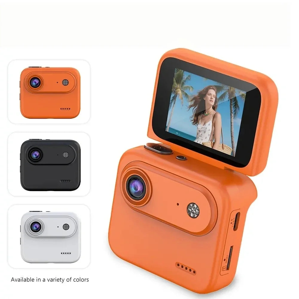 32GB Action Camera 1080P 360° with Flip Screen, Multi-Functional Vlogging Video Camera, Wide-Angle Lens, 1080P Multiple colors Us Shipping