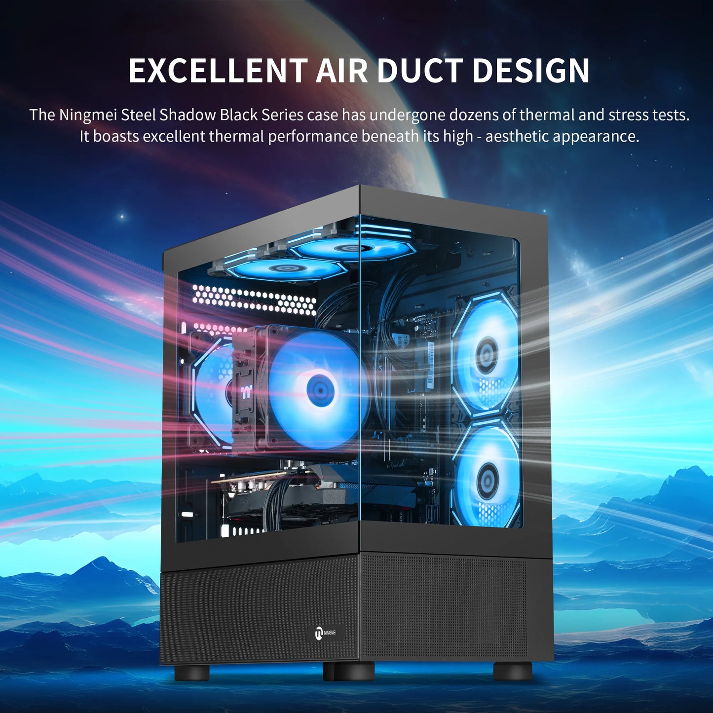 Ningmei Lumishore Ryzen 5 5500 GTX 1660 Super Gaming PC