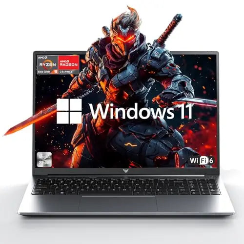 ACEMAGIC 16" FHD Laptop AMD Ryzen 9 6900HX Laptop 16GB LPDDR5 RAM 512GB SSD Backlit Keyboard Full-Featured Office Gaming Notebook
