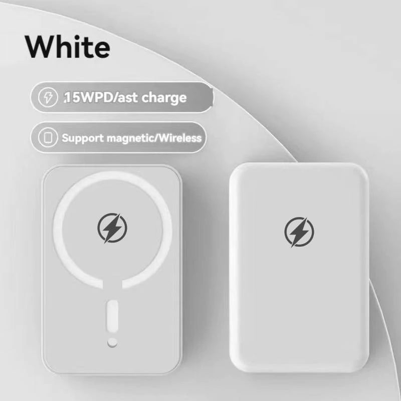 Magnetic Wireless Charger  iPhone 16/17/15/14/13/12 Series10000mAh: 15W PD Fast Charging Power Bank for