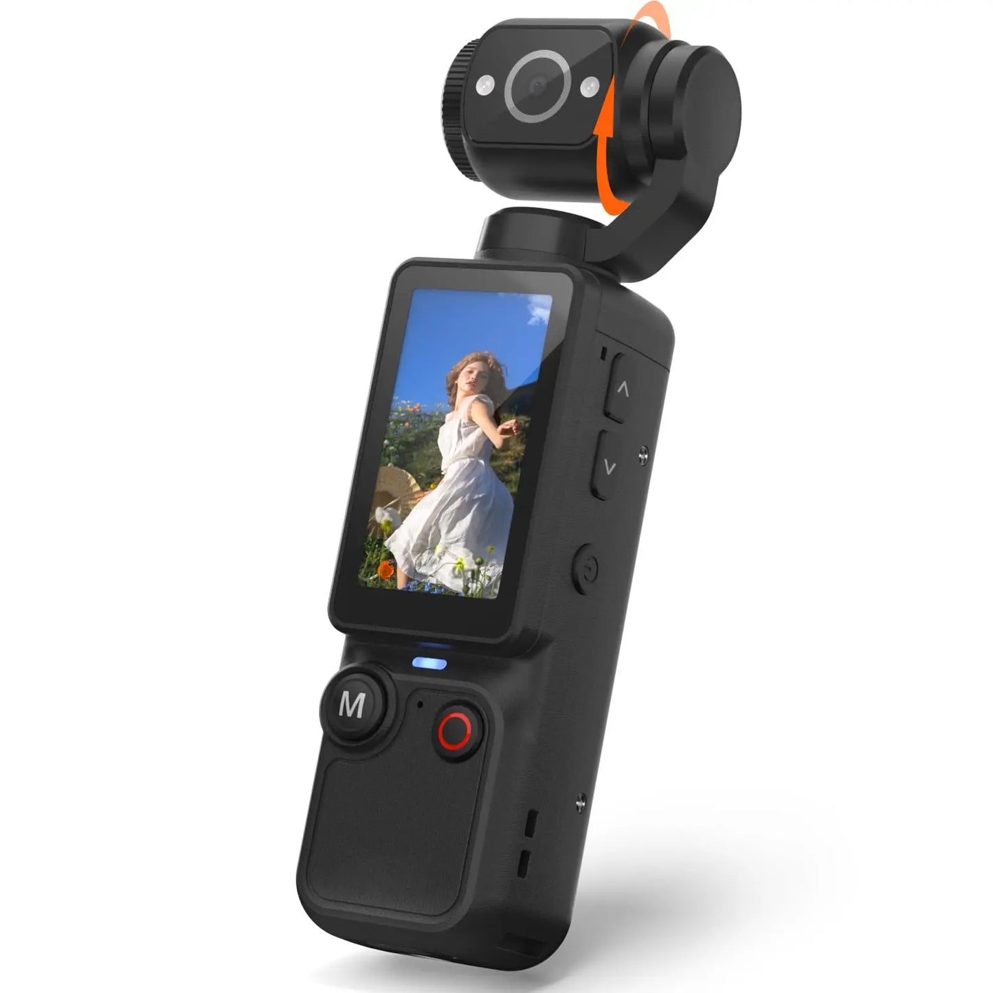 2026 New Portable 1MP Digital Camera with 4K Video, 16x Zoom & 180° Rotating Lens - Night Mode, Autofocus, Flash - Supports 128GB SD Card, 2000mAh Battery - Ideal Halloween Christmas Gift - Perfect for Travel & Portraits *Ships from US*