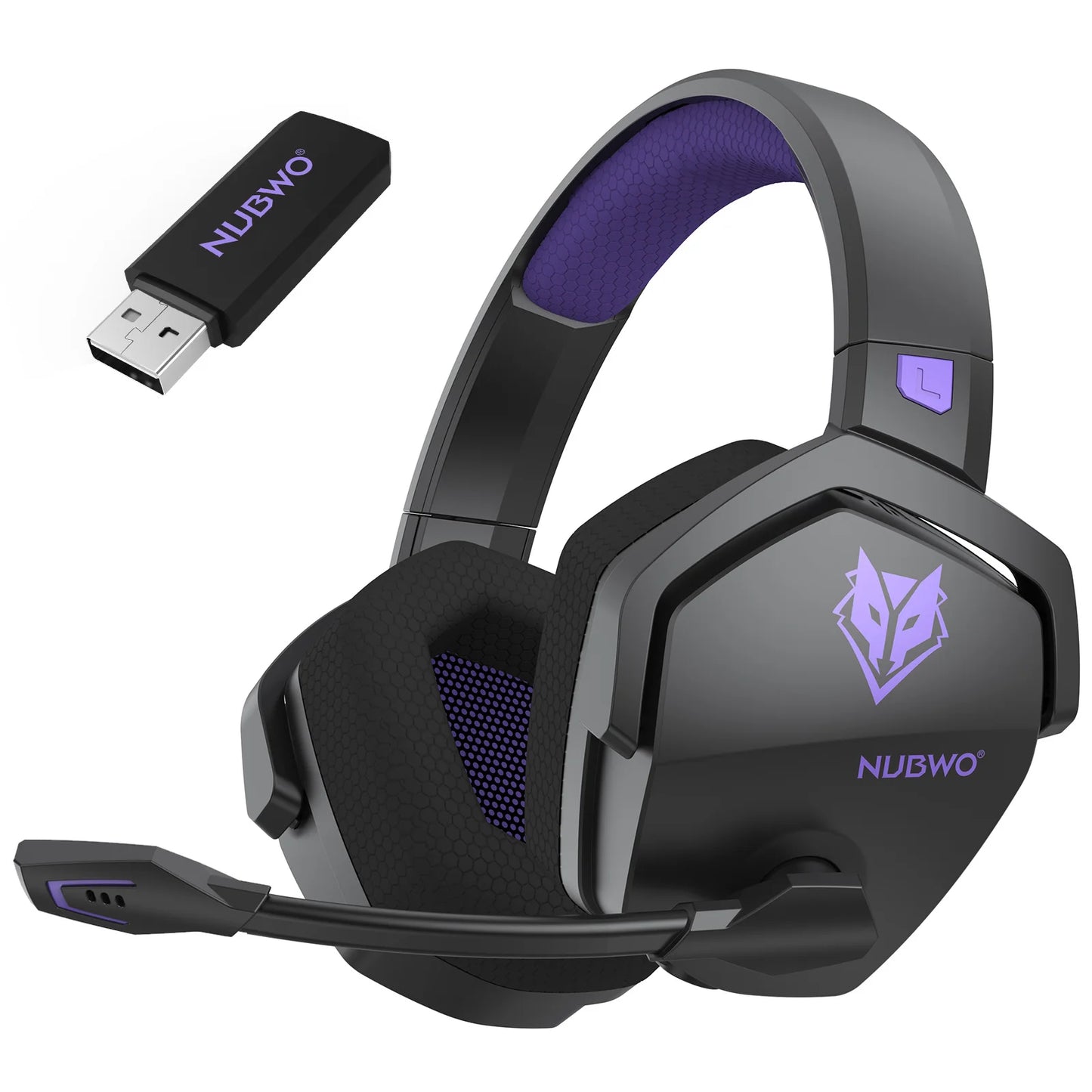 NUBWO G06 2.4G Dual Wireless Gaming Headset 5ms Low Latency 7.1 Surround ENC Mic For PC PS4 PS5 Gaming Bluetooth Headphones Multiple Colors