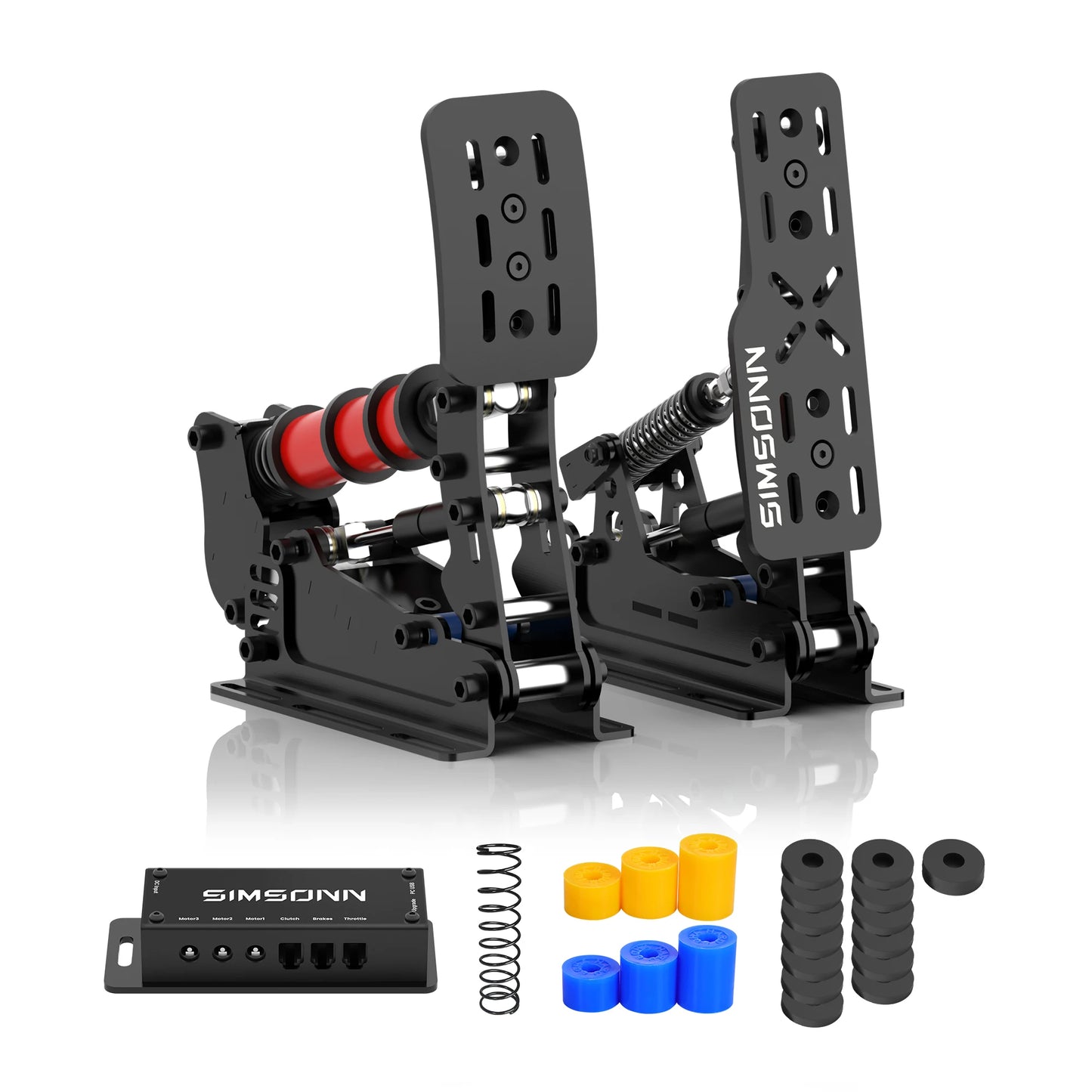 SIMSONN Plus X Sim Racing Simulator Pedal PC Simracing Pedals Support VAM VAM RPO Vibration Motor Driving Game Accessories