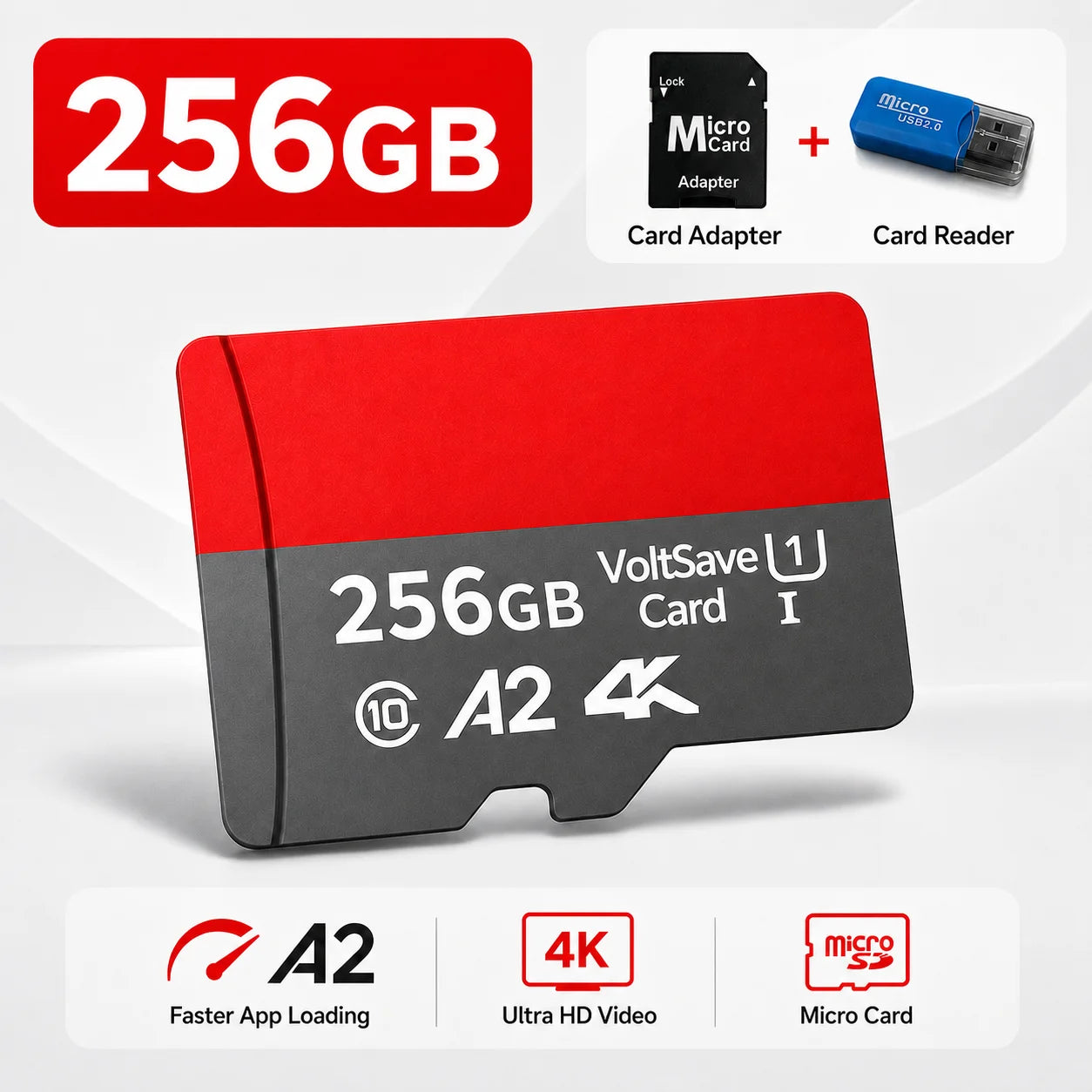 High Speed Reading Micro SD TF Memory Card 128GB for Monitoring - Specific Use Memory Storage for Digital Devices **Ships from China**
