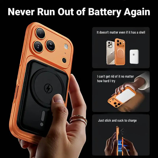Magnetic Wireless Charger  iPhone 16/17/15/14/13/12 Series10000mAh: 15W PD Fast Charging Power Bank for