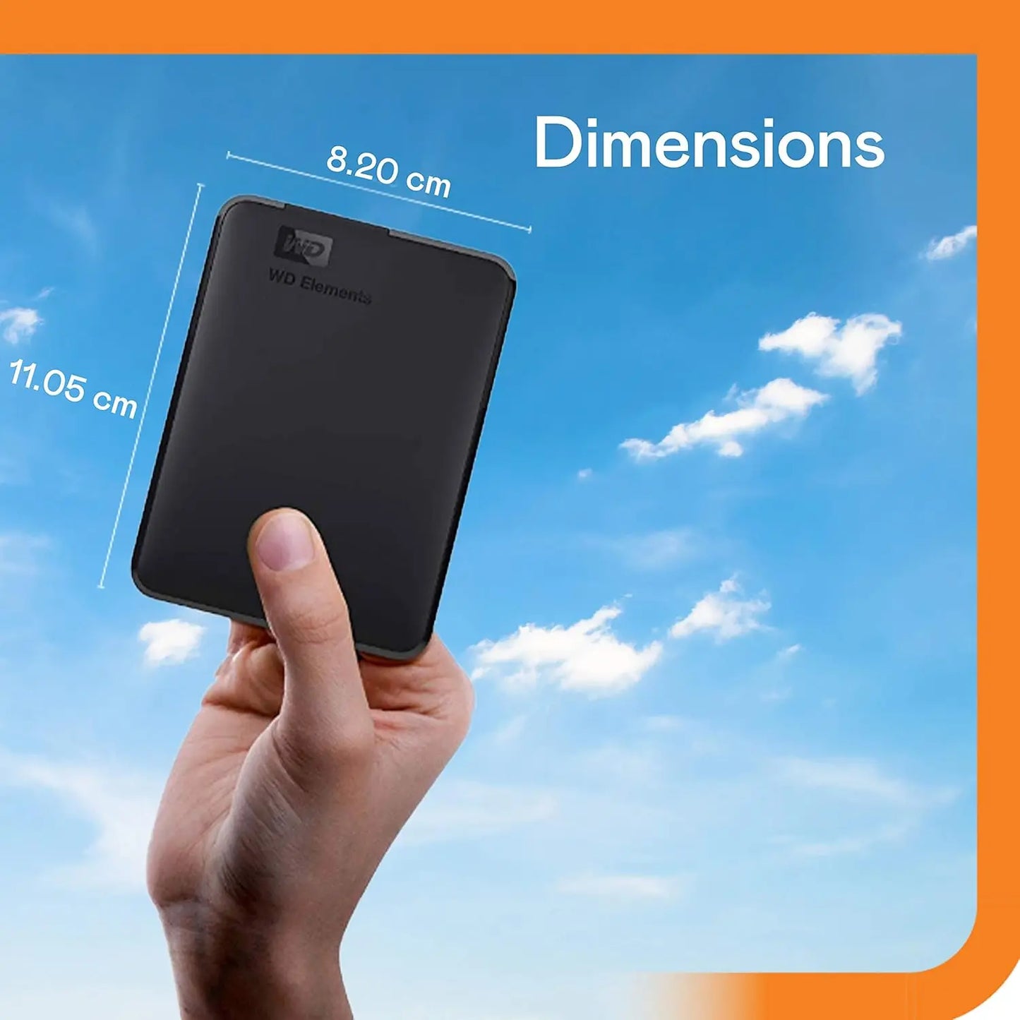 5TB Portable External Hard Drive for Windows & Mac, USB 3.2 Gen 1 Plug and Play Ready