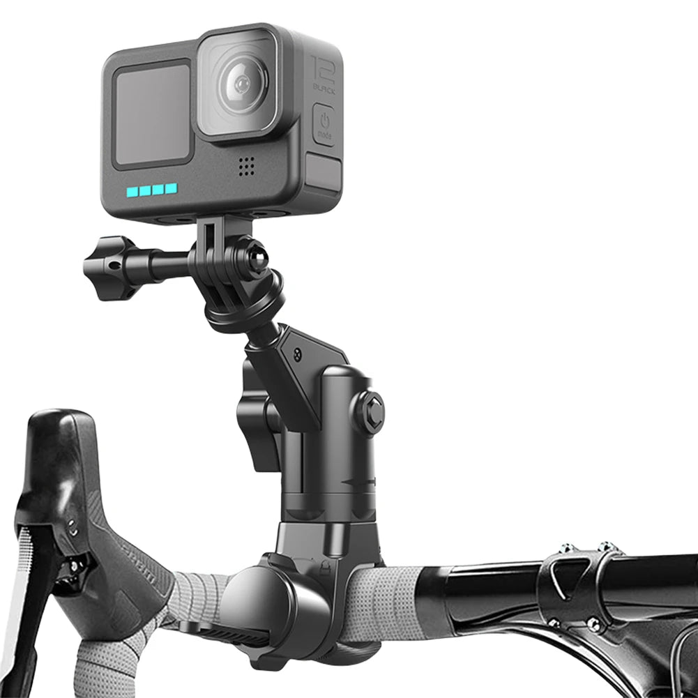 Handlebar Mount Bracket 360 Rotating Motorcycle Bike Camera Holder for Insta360 DJI  / Other Action Camera