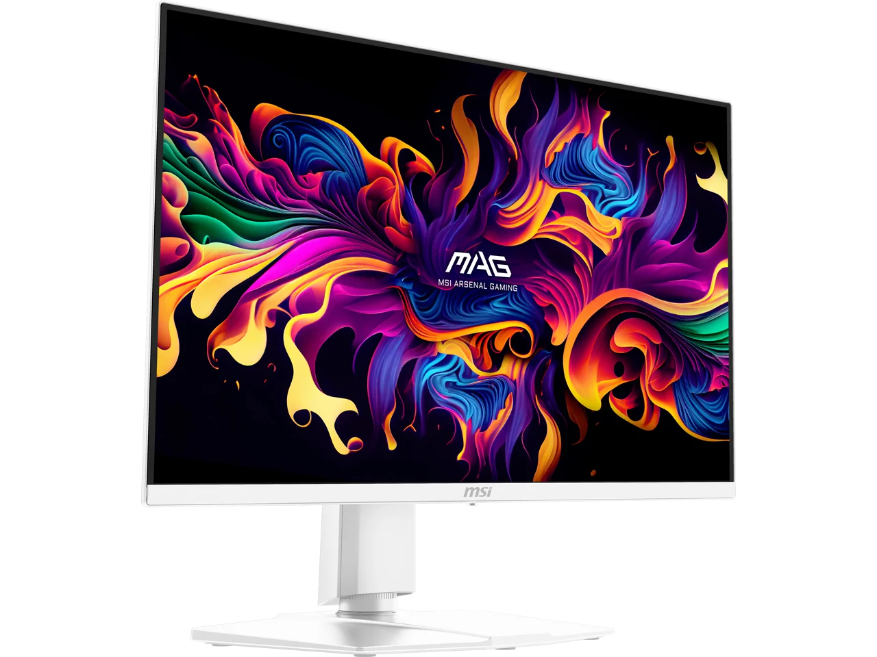 MSI 27-inch white OLED monitor, 1440p QHD, 280Hz FreeSync