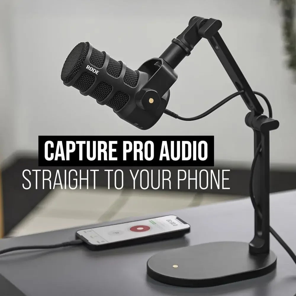 RØDE PodMic USB tile Broast Micrope With XLR and USB Contivity or Podcasting, Streaming, Gaming, Music-Mg and Content Creation (