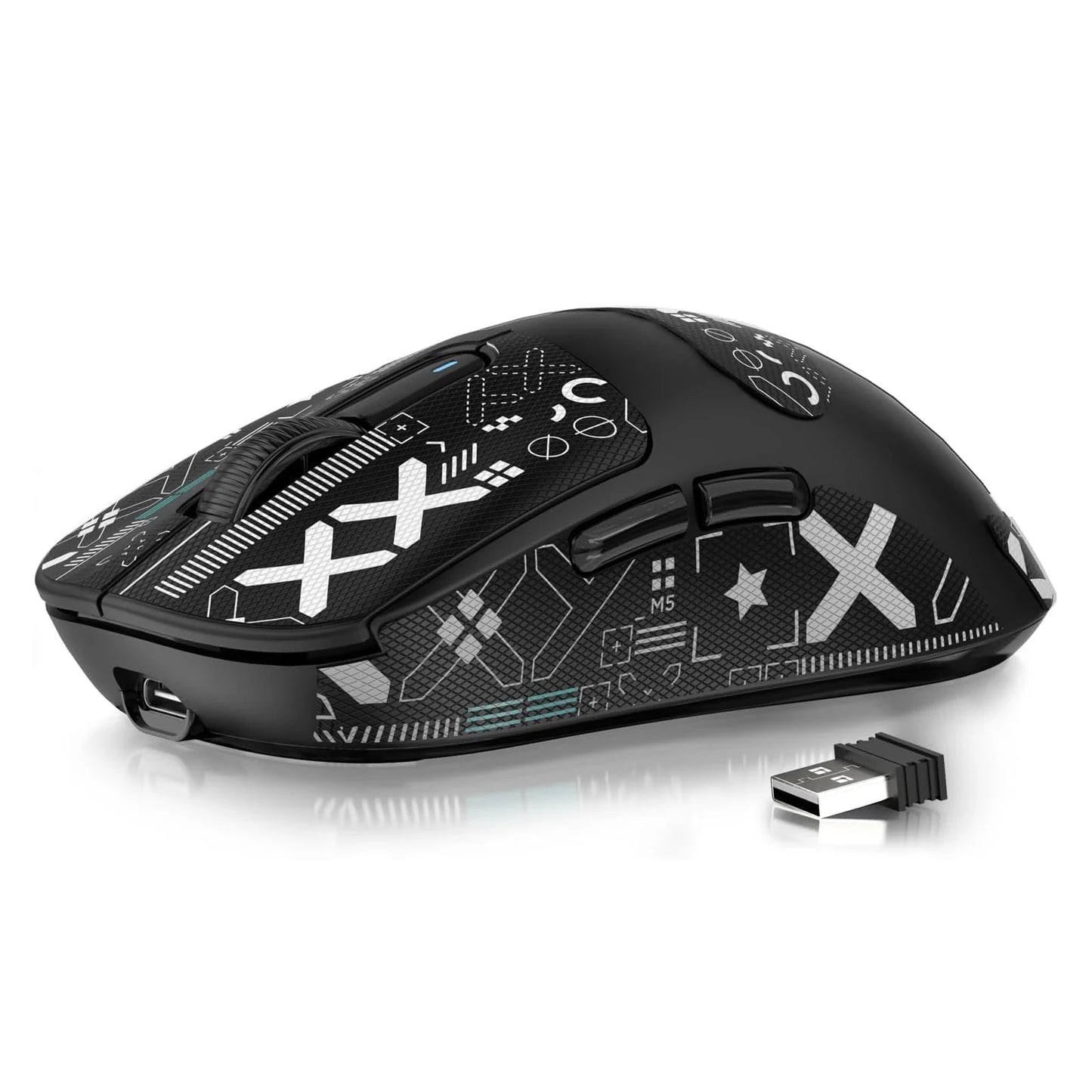 ATTACK SHARK X3 Lightweight Wireless Gaming Mouse, 49g Tri-Mode,PAW3395 26K DPI Sensor, 200h Battery Life,5 Programmable Buttons Multiple Colors