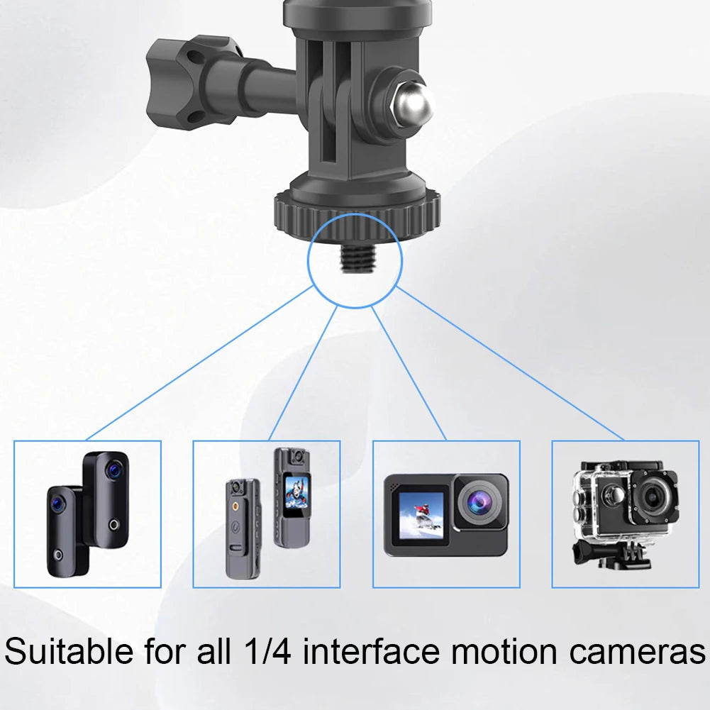 Handlebar Mount Bracket 360 Rotating Motorcycle Bike Camera Holder for Insta360 DJI  / Other Action Camera
