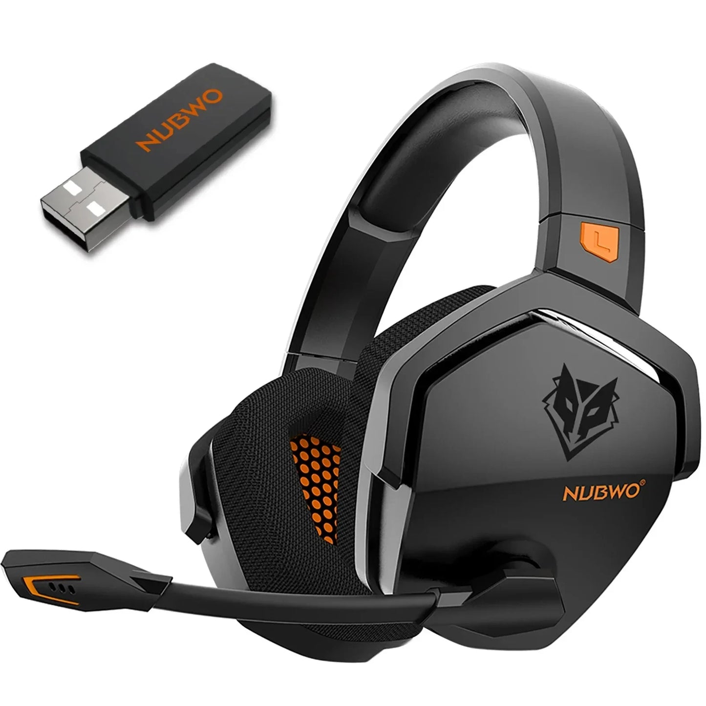 NUBWO G06 2.4G Dual Wireless Gaming Headset 5ms Low Latency 7.1 Surround ENC Mic For PC PS4 PS5 Gaming Bluetooth Headphones Multiple Colors