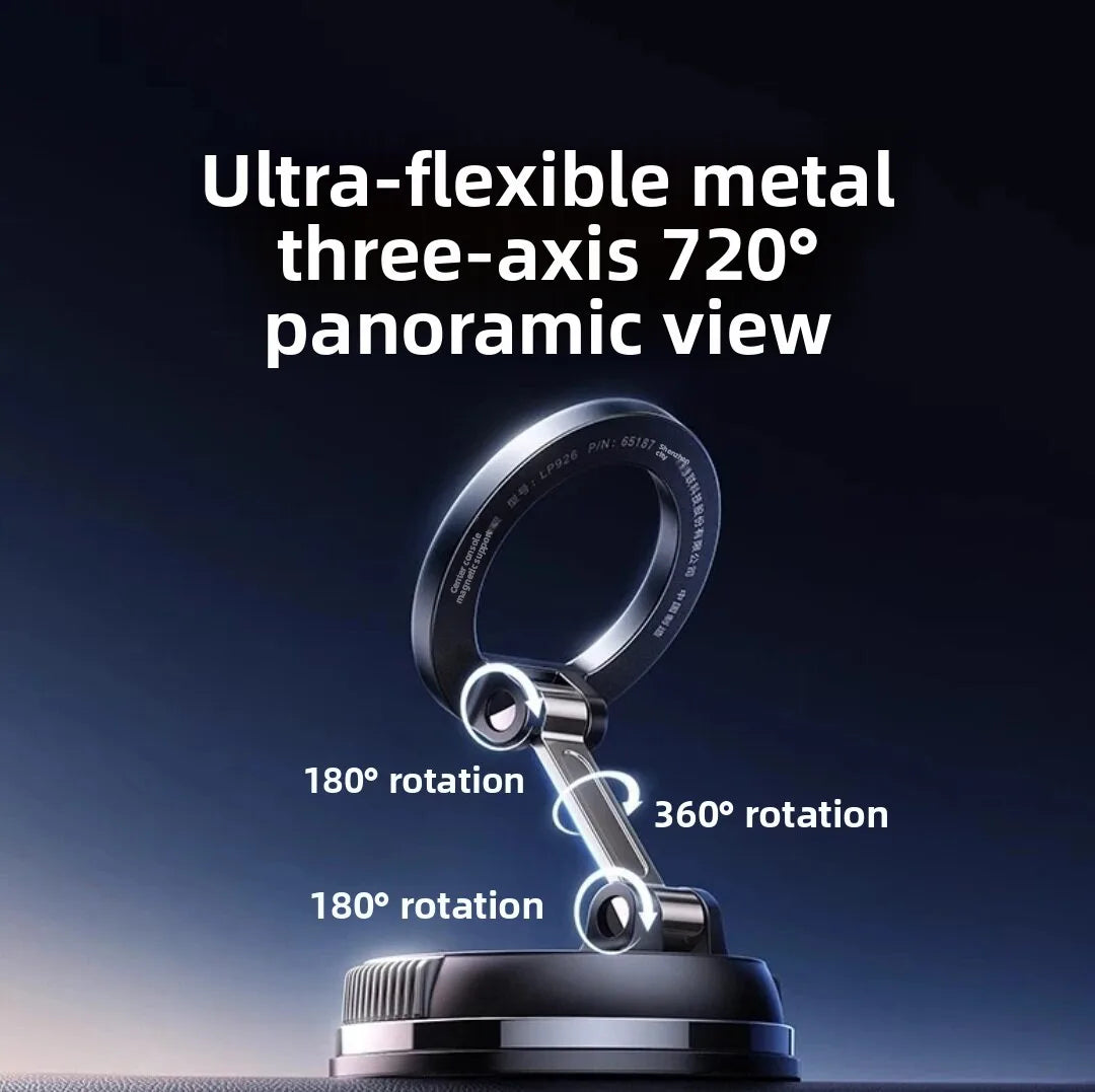 Magnetic Car Phone Holder Compatible With MagSafe And 360 Rotation
