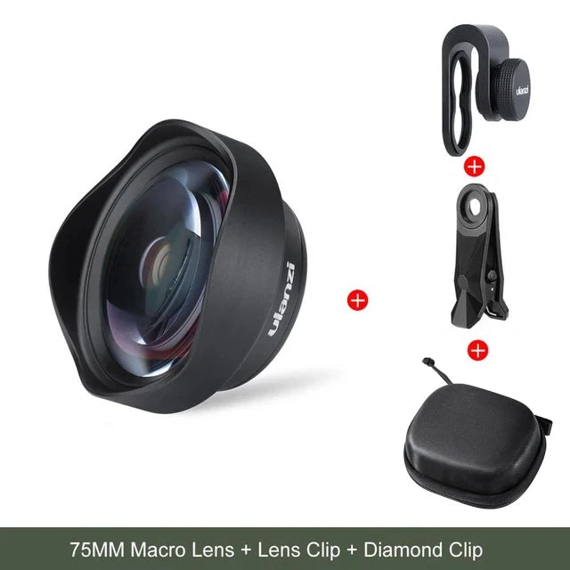ULANZI 10X Macro Phone Camera Lens Universal Lens for iPhone 16 15 14 13 12Pro Max/XR/XS Max All Android smartphone Phone Lens