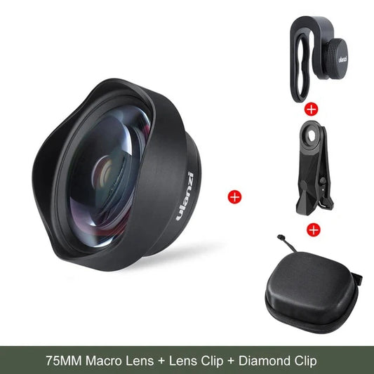 ULANZI 10X Macro Phone Camera Lens Universal Lens for iPhone 16 15 14 13 12Pro Max/XR/XS Max All Android smartphone Phone Lens