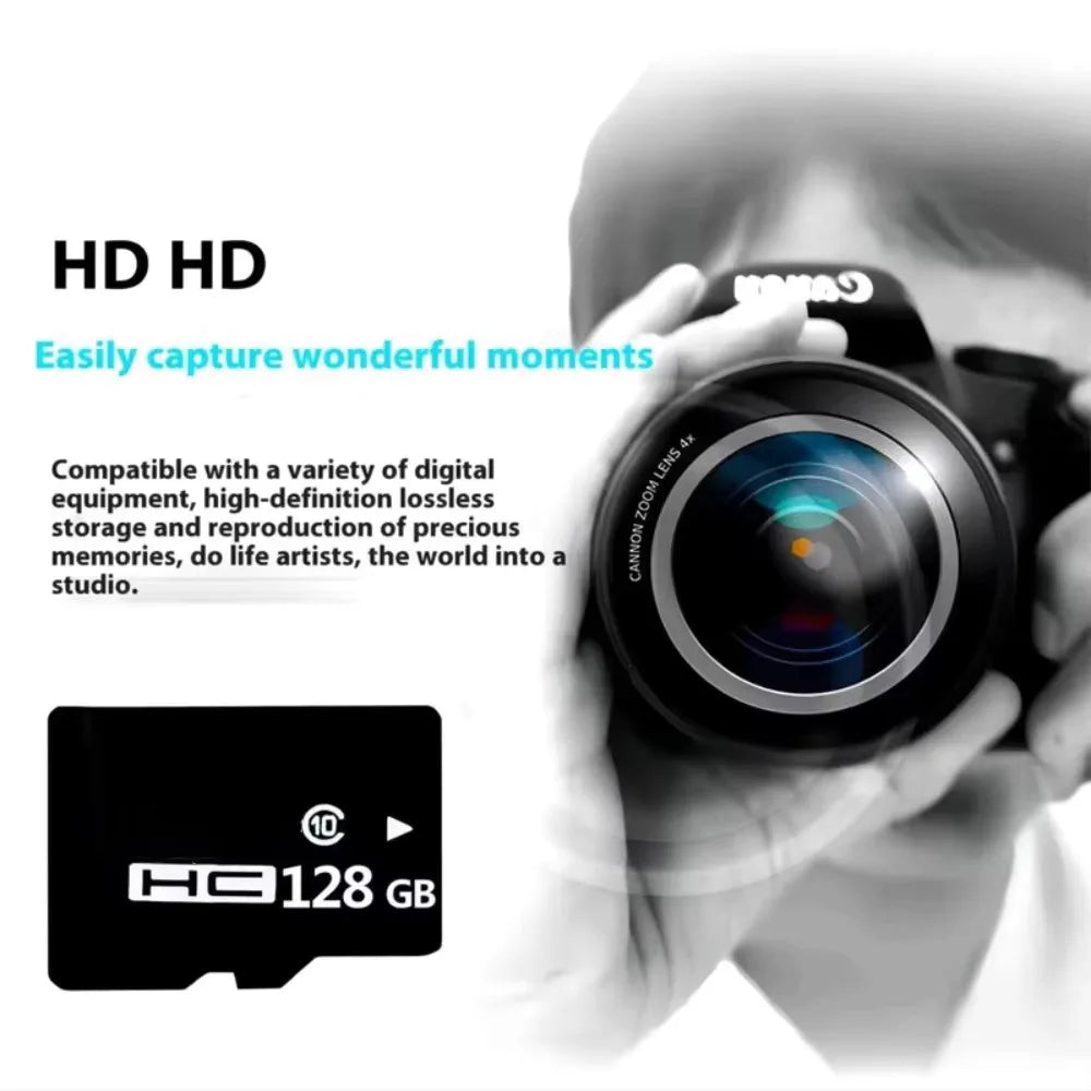 10pcs 8/16/32/64/128GB Flash Memory Card Portable High Speed Micro TF Card for Android Smartphone Tablet Camera Accessories