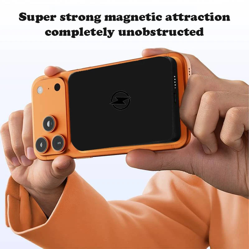 Magnetic Wireless Charger  iPhone 16/17/15/14/13/12 Series10000mAh: 15W PD Fast Charging Power Bank for